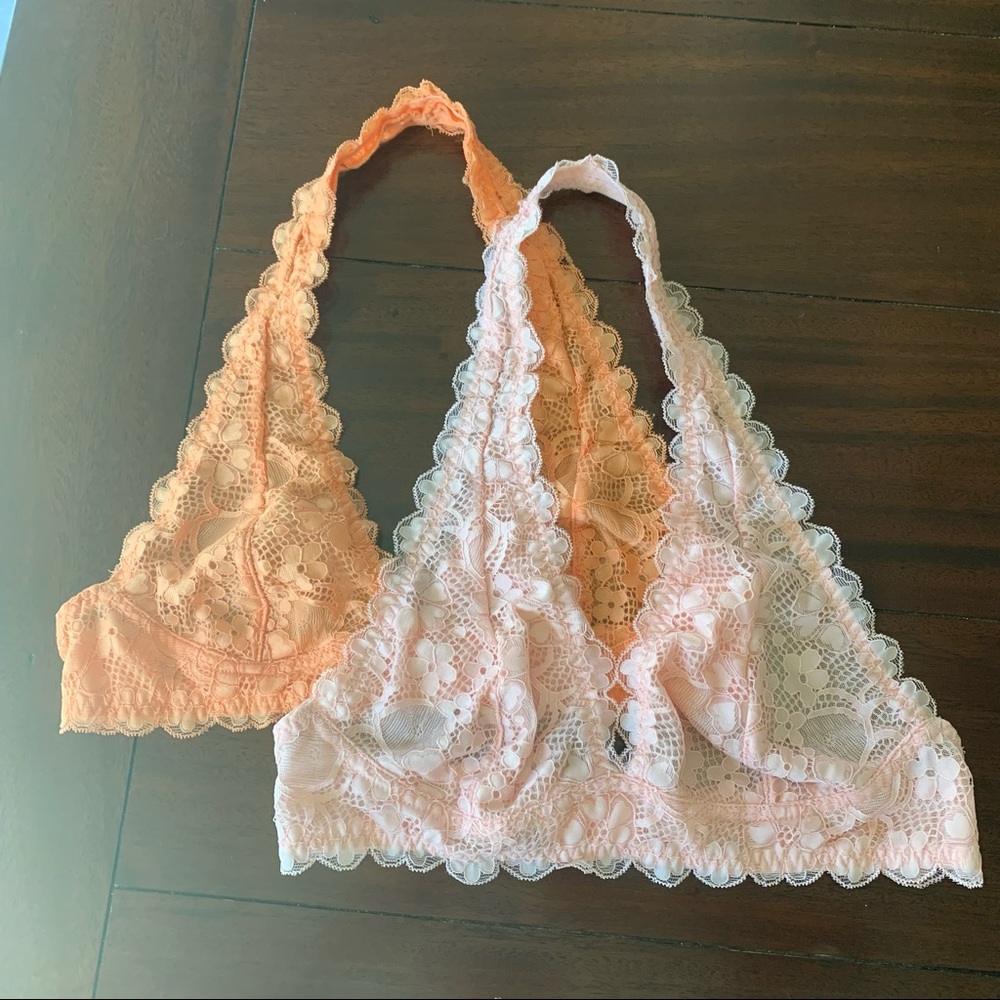 NWOT, Wishlist Halter Bralettes, Size Large